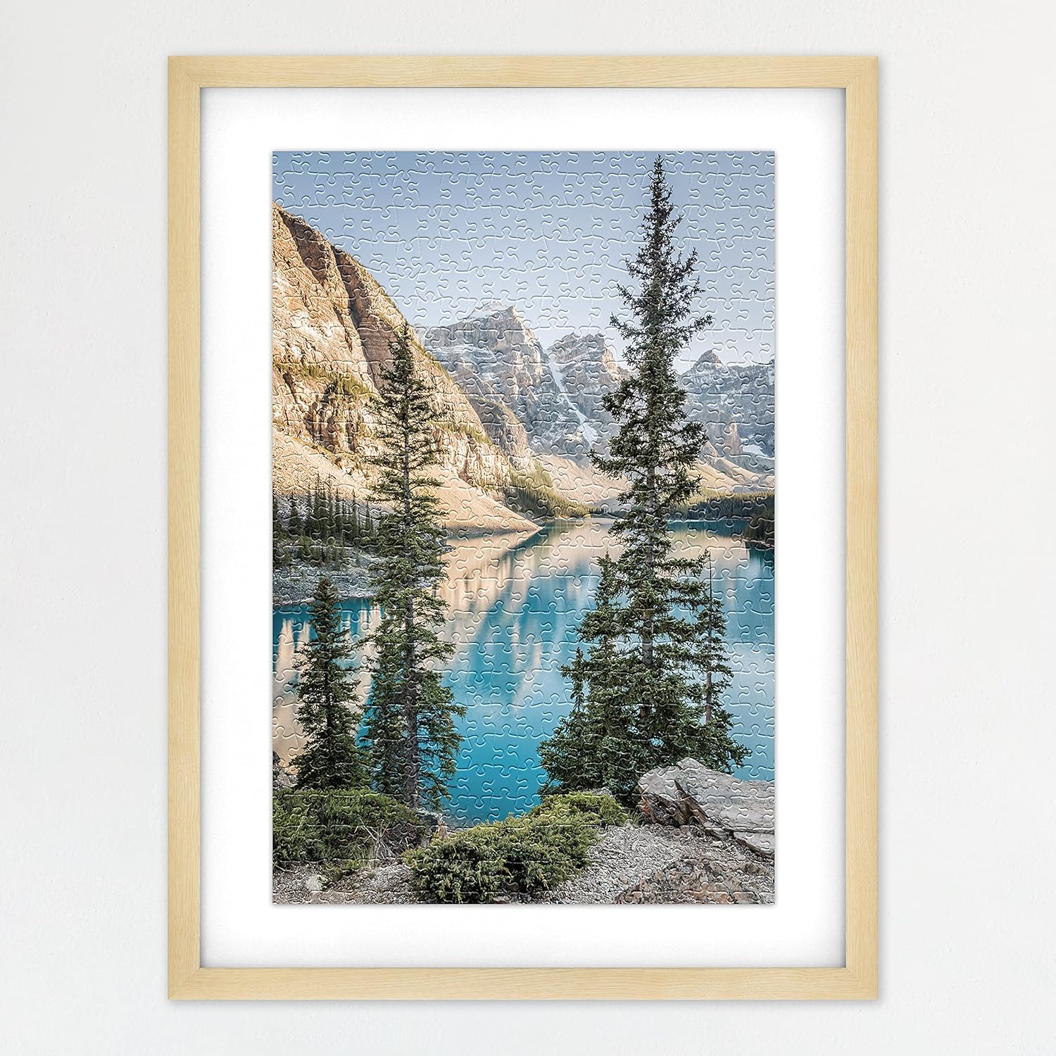 Photo Albums, Frames & Accessories - MCS Frame for Puzzles, Natural, 20 x 27 in or smaller