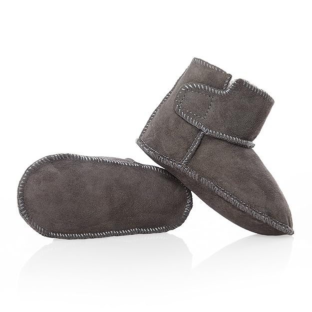 Premium smileBaby Lammfellschuhe Babyschuhe in verschiedenen Farben