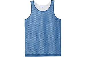 SPORT-TEK Youth PosiCharge Reversible Mesh Tank | Kids' Athletic Fit Summer Clothes for Boys & Girls, Breathable Top