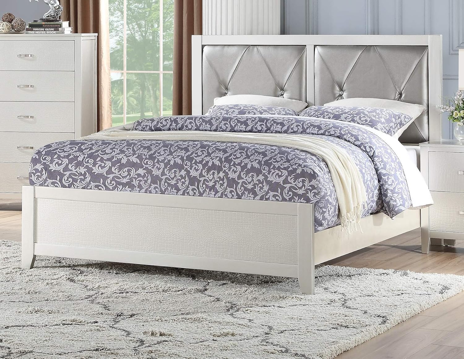 Amazon Com Esofastore Classic Modern Bedroom Furniture