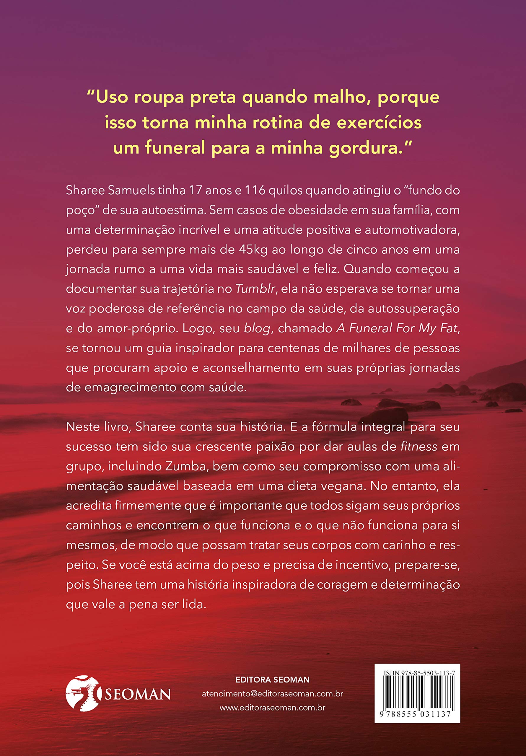 Livro 'Adeus Gordura' por Sharee Samuels