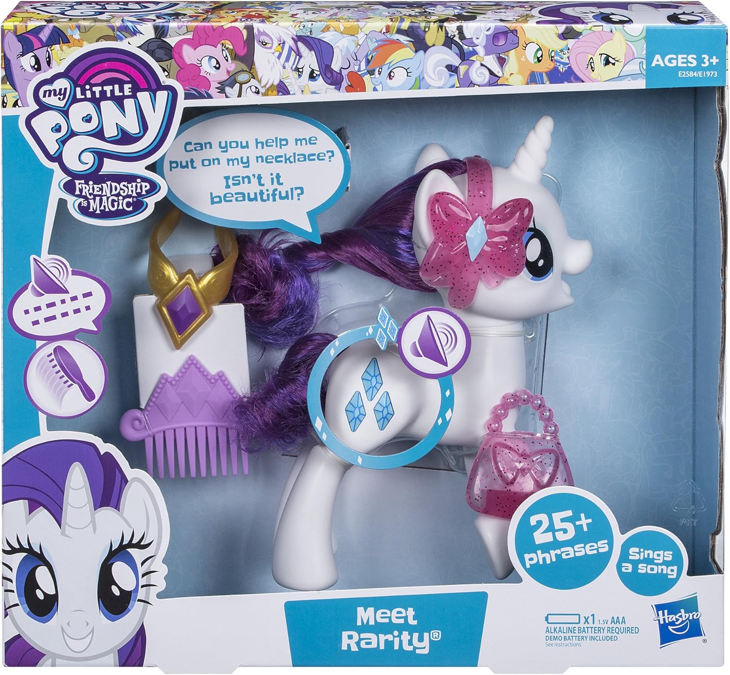 My Little Pony Meet Rarity Pony Figure 