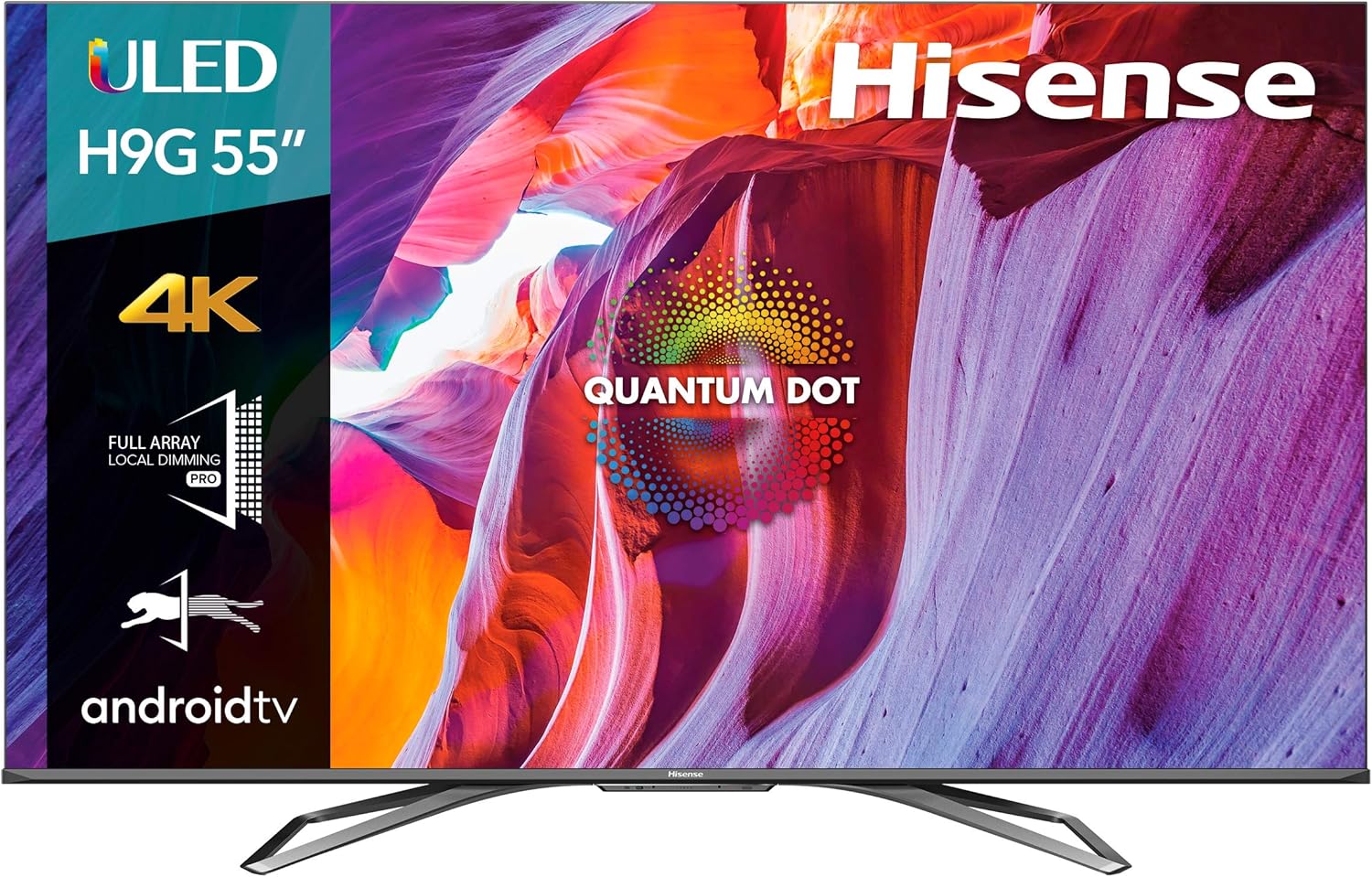 Hisense 55" Serie Quantum H9G Android ULED Smart TV 4K UHD con