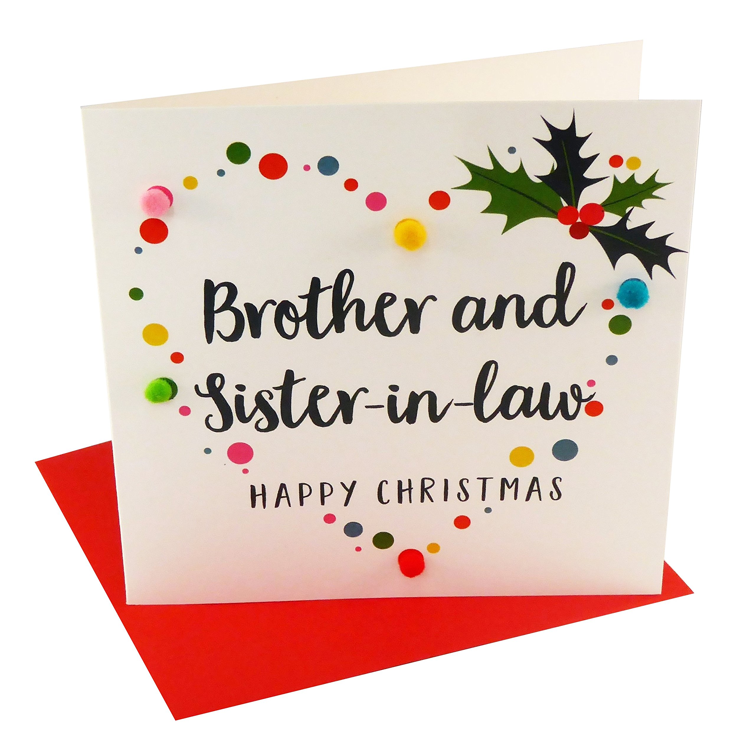 Pom Pom XP051 "Brother and Sister-in-Law" Christmas Card