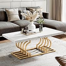 Amazon.com: NicBex Coffee Table with Storage Marble Coffee