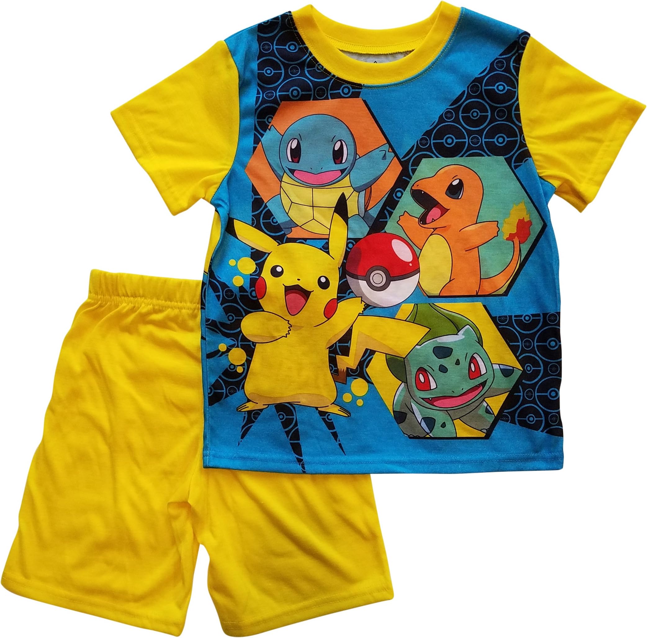 Pokemon PJs Pajama Sleep Wear Set for Boys