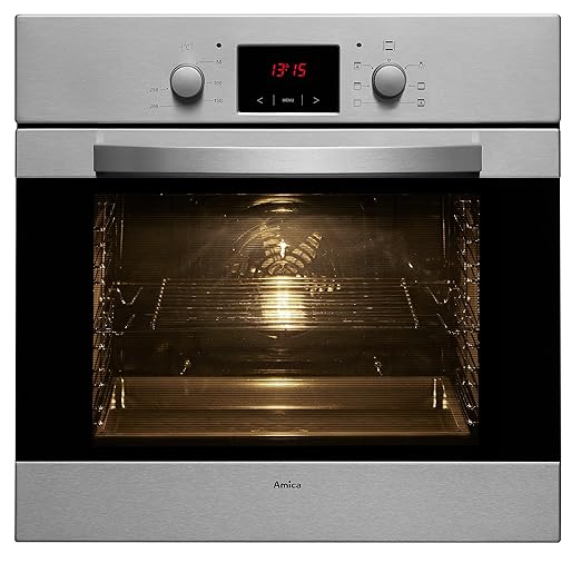 Amica EB 13523 E Backofen Elektro/A / 0.95 kWh / 66 L/Steam Clean Reinigungsfunktion durch Wasserdampf/Sensor Control-Timer m