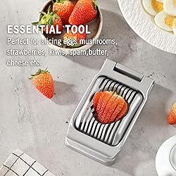 Egg Slicer for Hard Boiled Eggs, LCCOWOT Heavy Duty