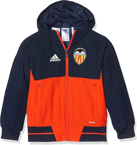 orange and blue adidas jacket
