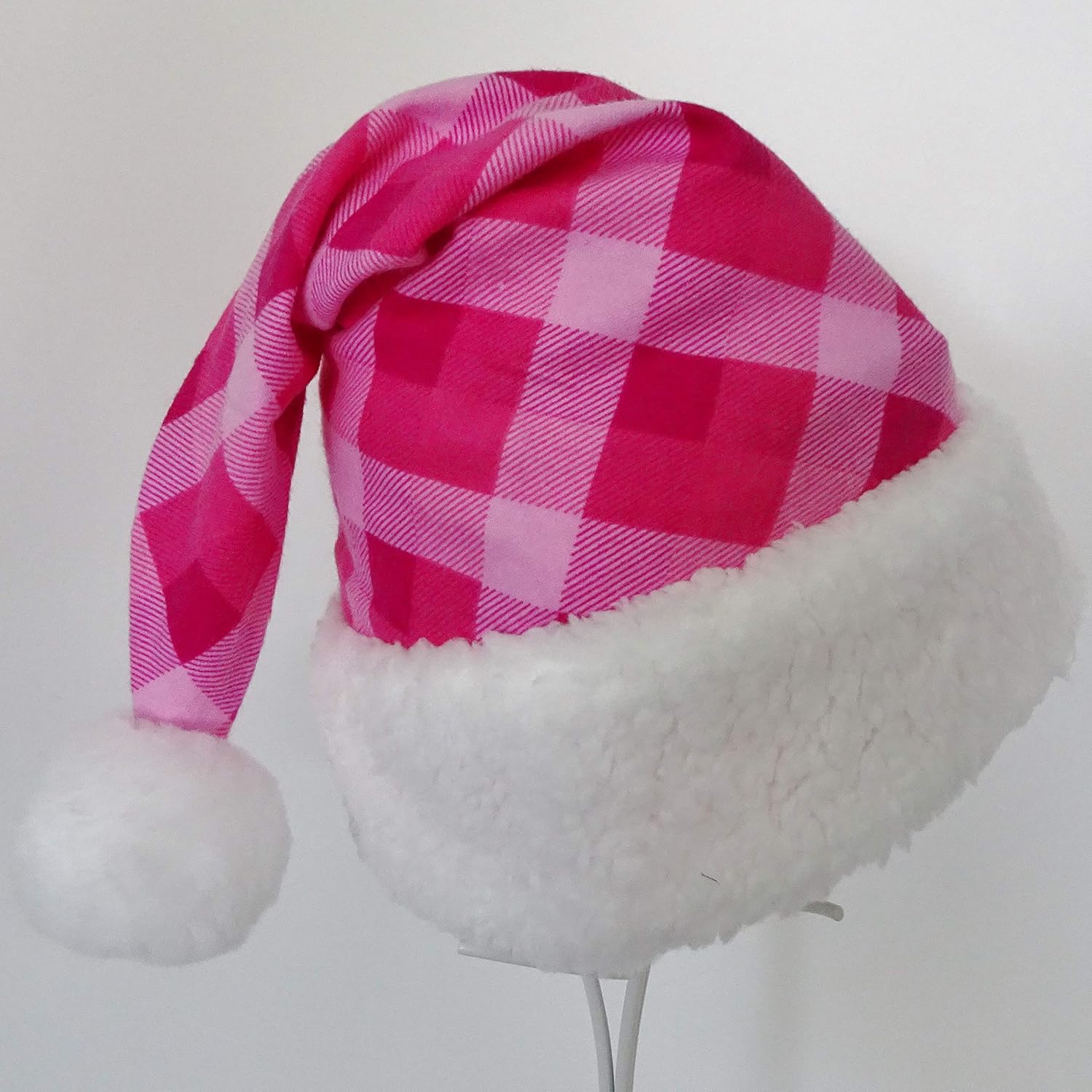 pink christmas hat