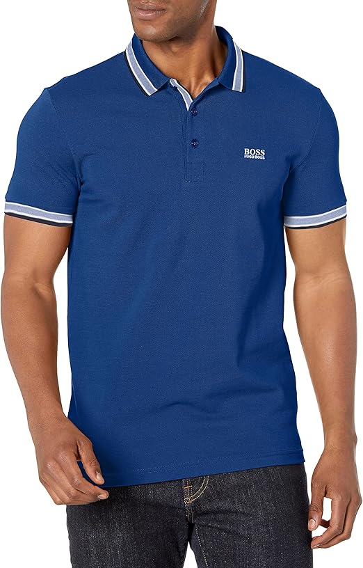 BOSS HUGO BOSS Men's Polo Shirt, Royal Blue I, XXL Amazon.co.uk Clothing