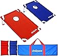 GoSports Portable PVC Framed CornHole Game Set with 8 Bean Bags and Carrying Case