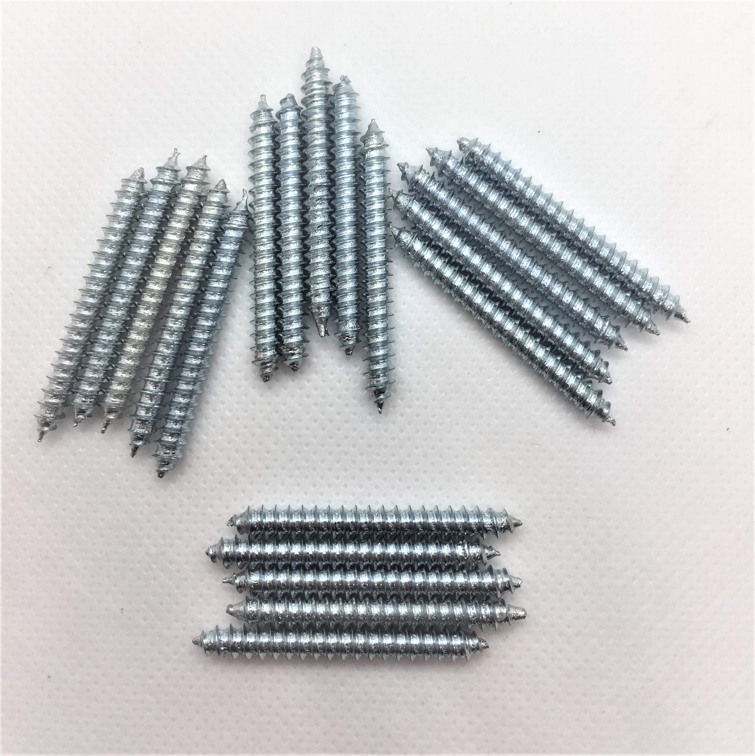 Dowel screws wood to wood to join timber Quantity 20 Size 4mm Thick x 38mm Long by REMI TOOLS LTD