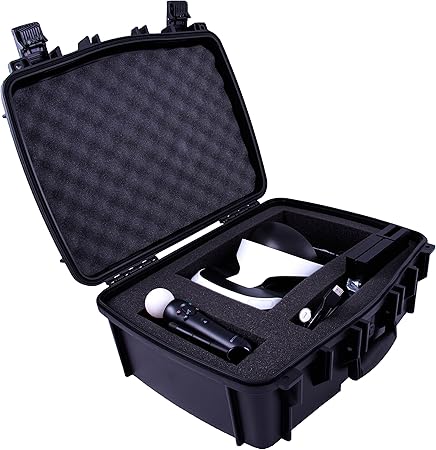 Casematix Elite Playstation Vr Fall Dass Tasche Fur Bundle Military Grade Design Schutzt Ps4 Vr Headset Kamera Move Controller Kabel Spiele Prozessor Und Zubehor Amazon De Games