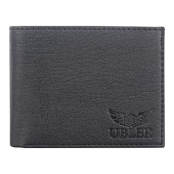 UBLER Black Mens Wallet with Multiple Card Pockets