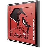 YouTheFan NCAA Arkansas Razorbacks 3D Logo Series Wall Art - 12x12