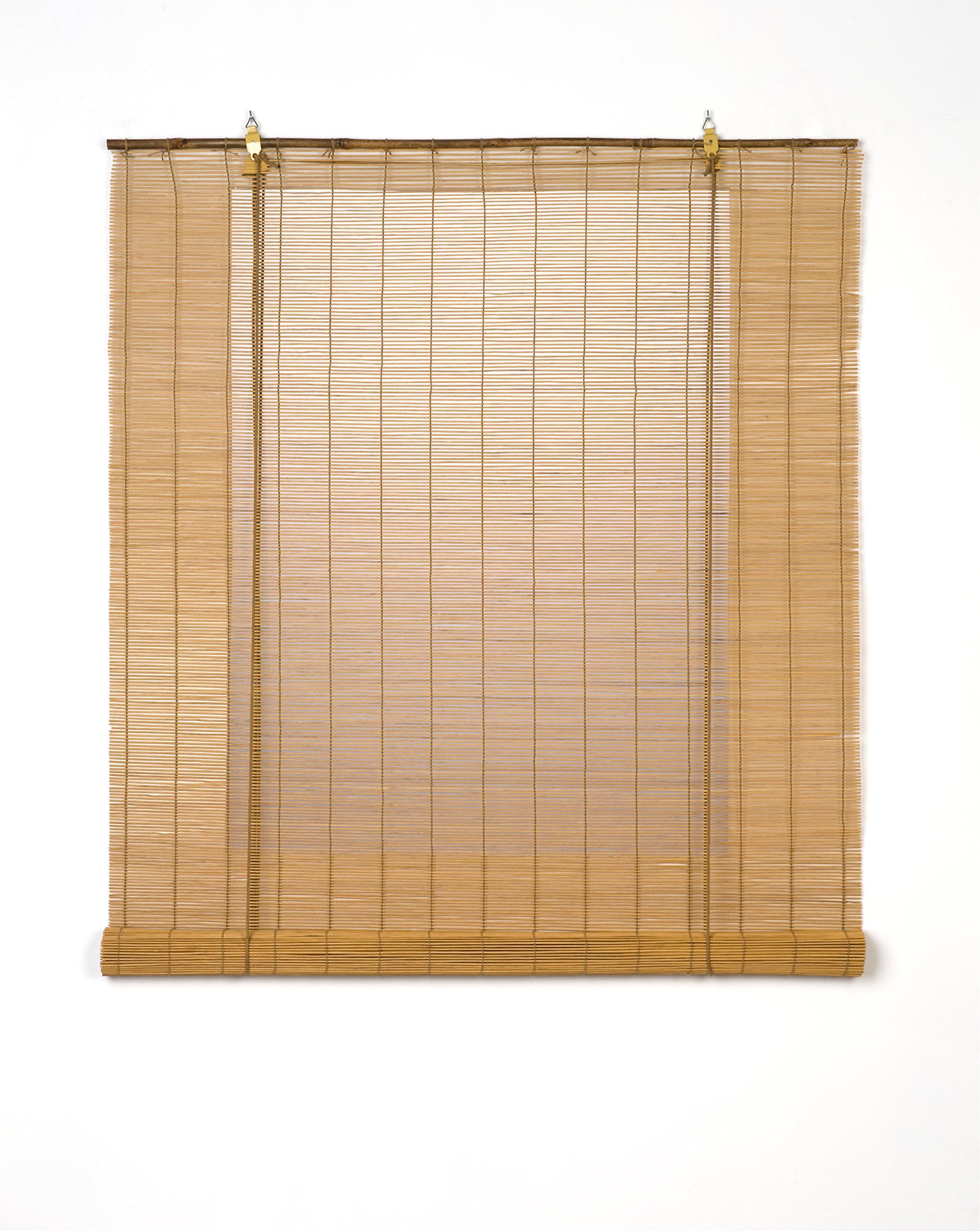 Estores Basic Natural Bamboo Roller Blind, hot Honey, 150x175 cm