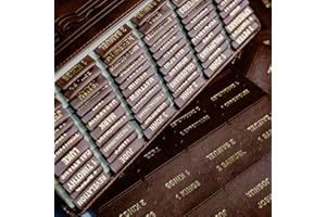 UPAFEXXI-Leather Bible Tabs, Bible Tabs for women and men(Gold Foil Lettering) Large Print Stickers, Easy to Read and Apply, 80 Chapters Labels for Easy Navigation(Brown)