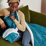 Bedsure Sherpa Fleece Throw Blanket Turquoise 220x240cm Queen Size view 5