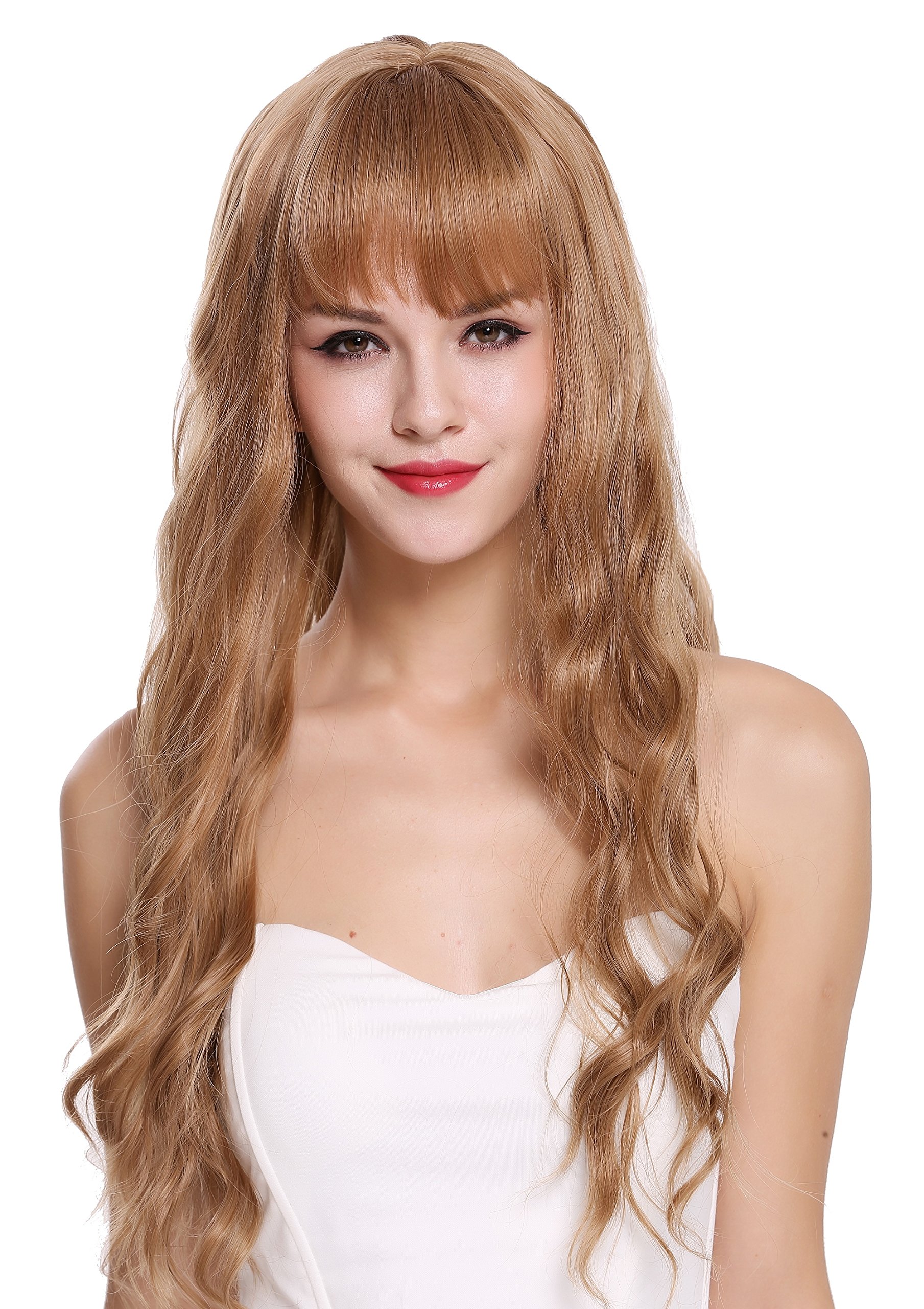 WIG ME UP - DL050-D22/36 Enchanting quality women's wig lady fringe long wavy champagne blonde mix