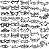 SIQUK 42 Pieces Masquerade Masks Lace Mask Women Party Ball Venetian Masks