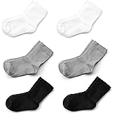 Silky Toes Infant Bamboo Socks Baby Boy Girl Gift Set- 6 Pairs