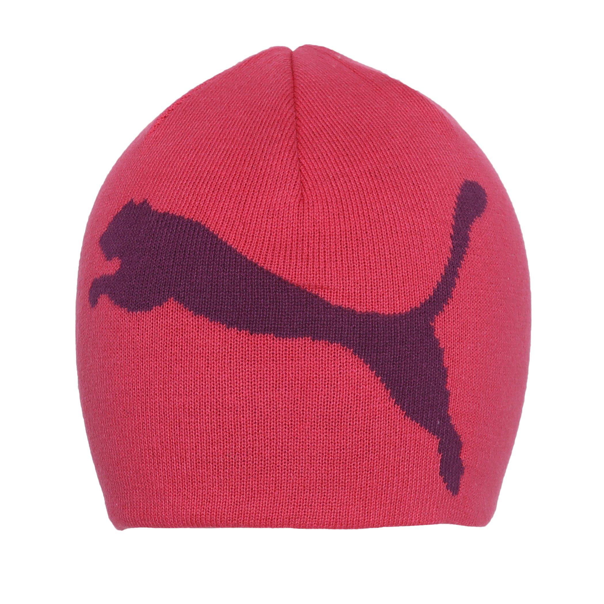 Puma Kid's Ess Big Cat Beanie, Love Potion-Drk Purple Cat