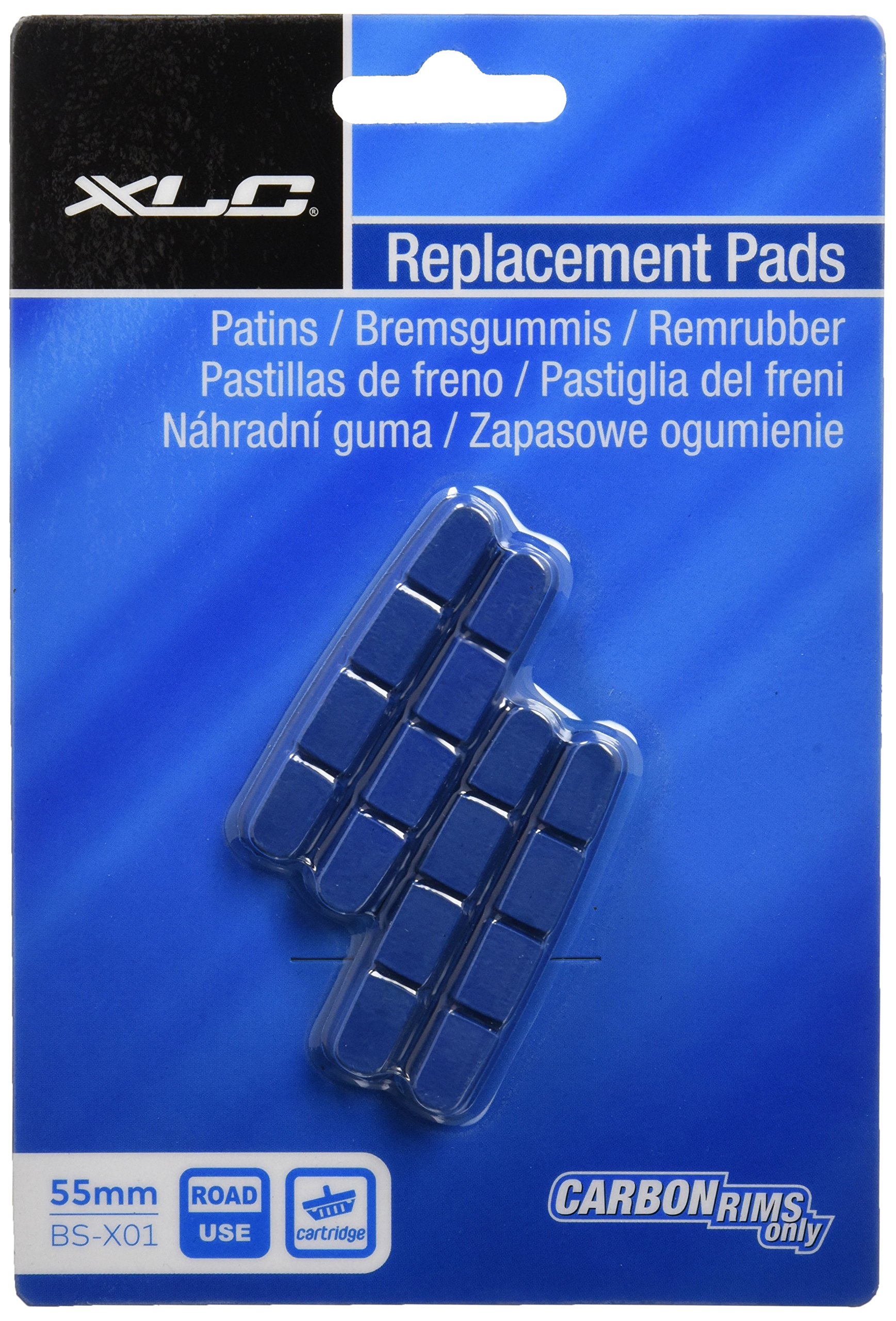 XLC Unisex's BS-X01 Replacement Brake Block, Blue, One Size