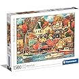 Clementoni 31685 Puzzzle Harbor 1500pcs Collection Good Times Harbour 1500 Pieces, Made in Italy, Jigsaw Puzzle for Adults, Multicolor, Medium