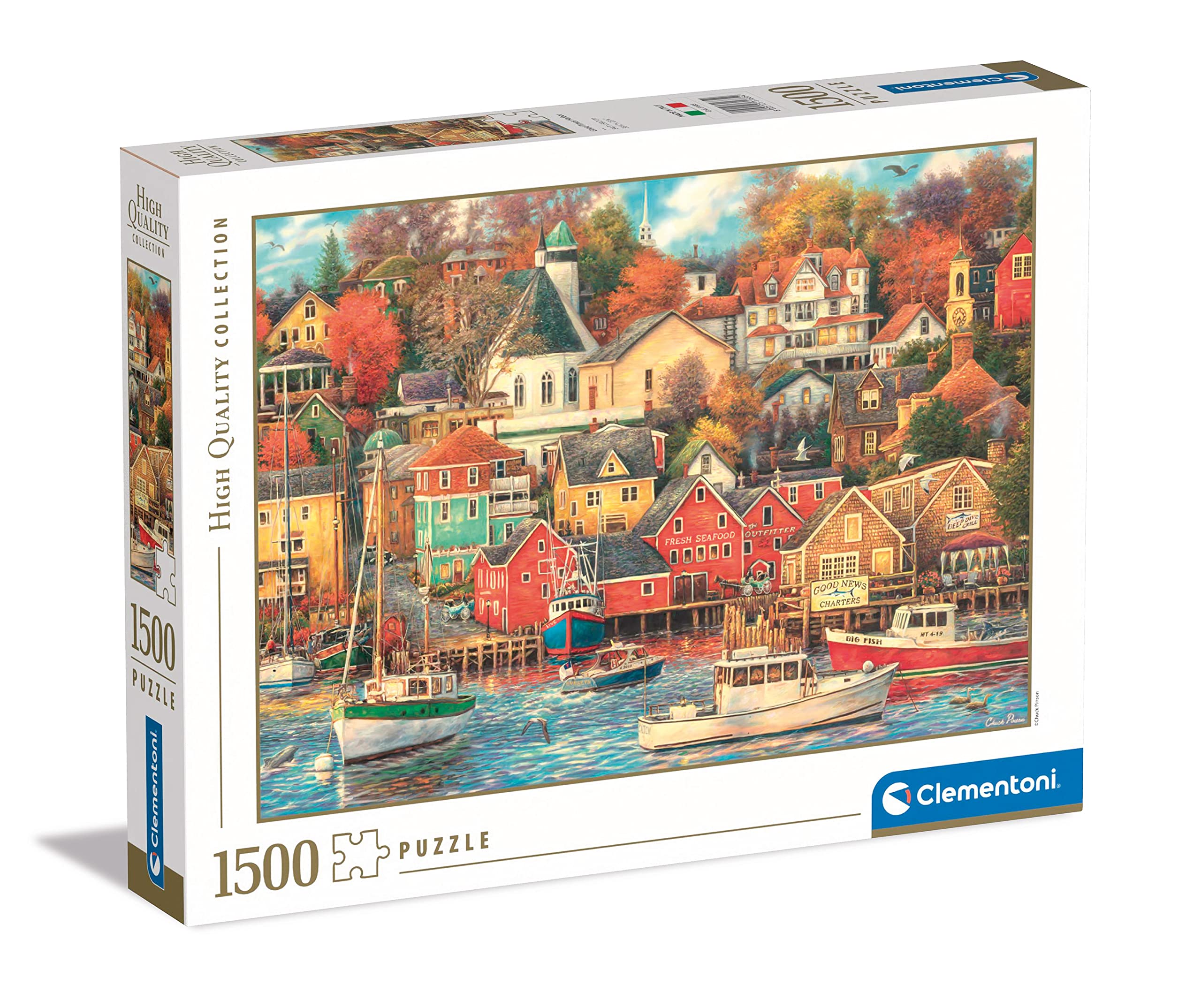 Clementoni 1500 el. HQ Good Times Harbor [PUZZLE]