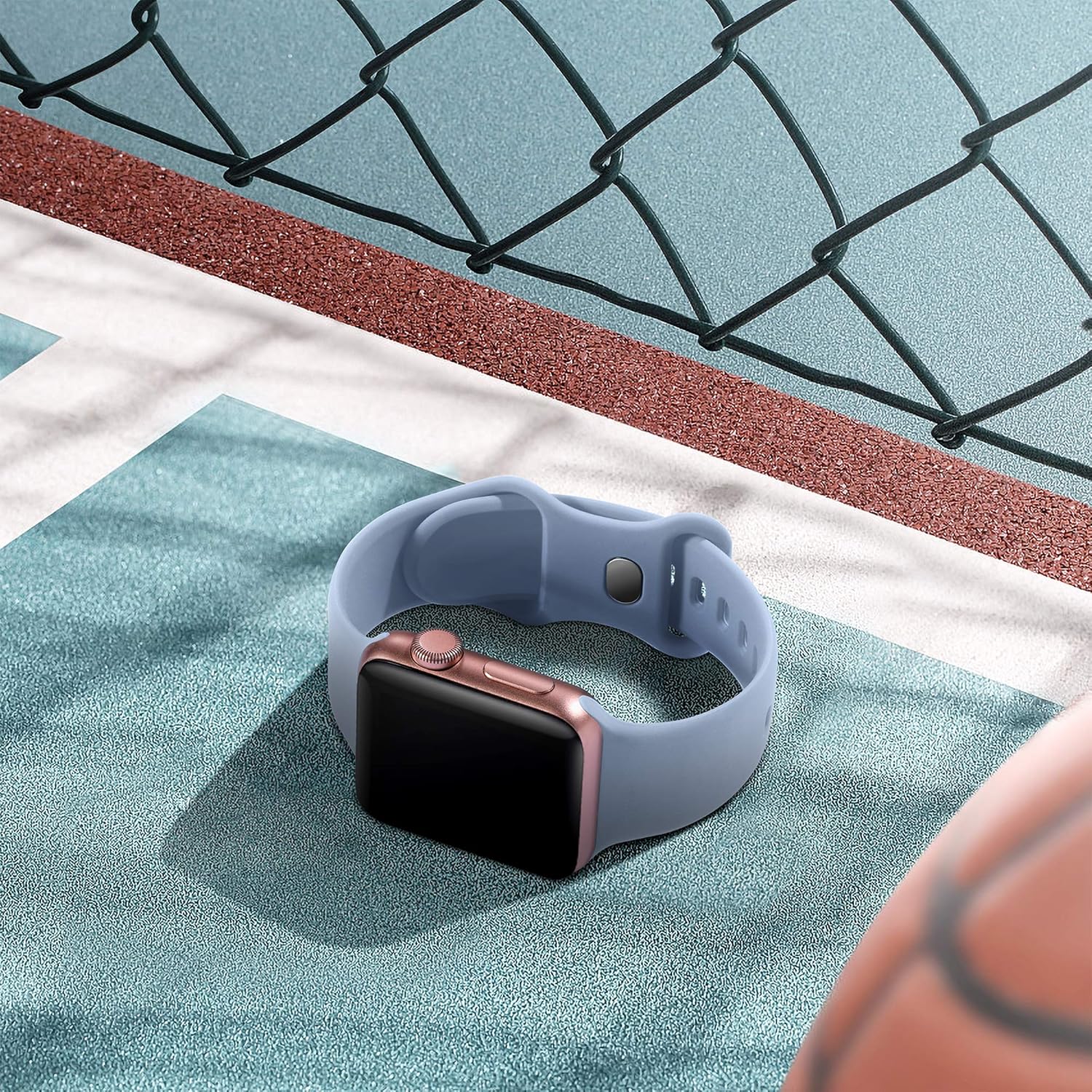 Epova Silicone Strap Compatible with Apple Watch Strap 40mm 38mm 41mm 42mm - Image 5