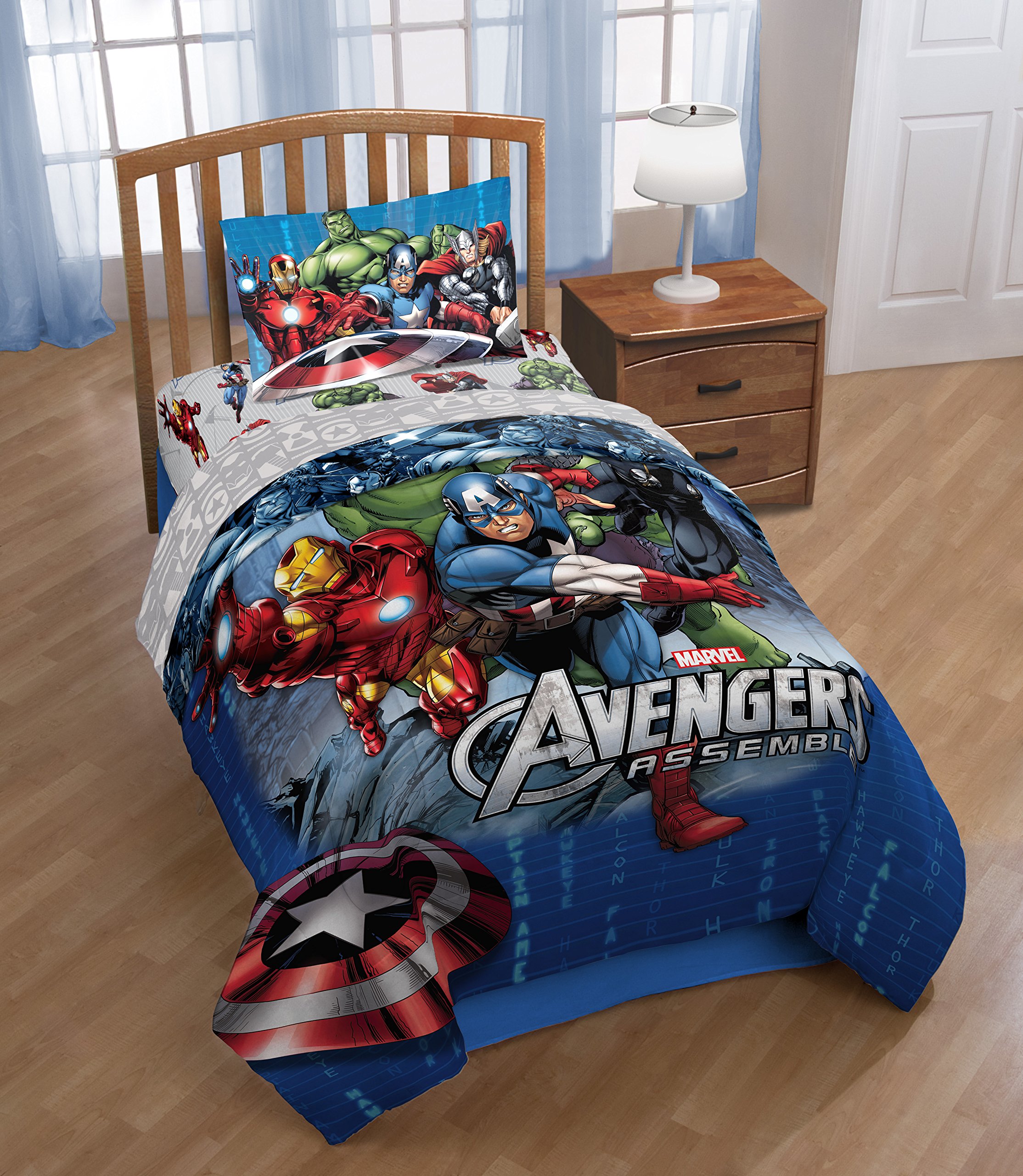 Marvel Avengers Classic Halo Twin/Full Comforter Super Soft Kids Reversible 885689374624 eBay
