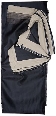 fp-tech fp-zanz-3 X 4 SET 4 Moskitonetze seitliche von Notebook-Pavillon-Garten, Beige