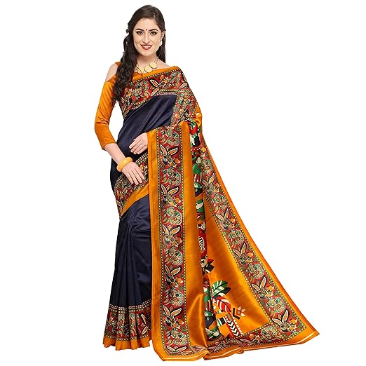 Art Silk Saree with Blouse Piece