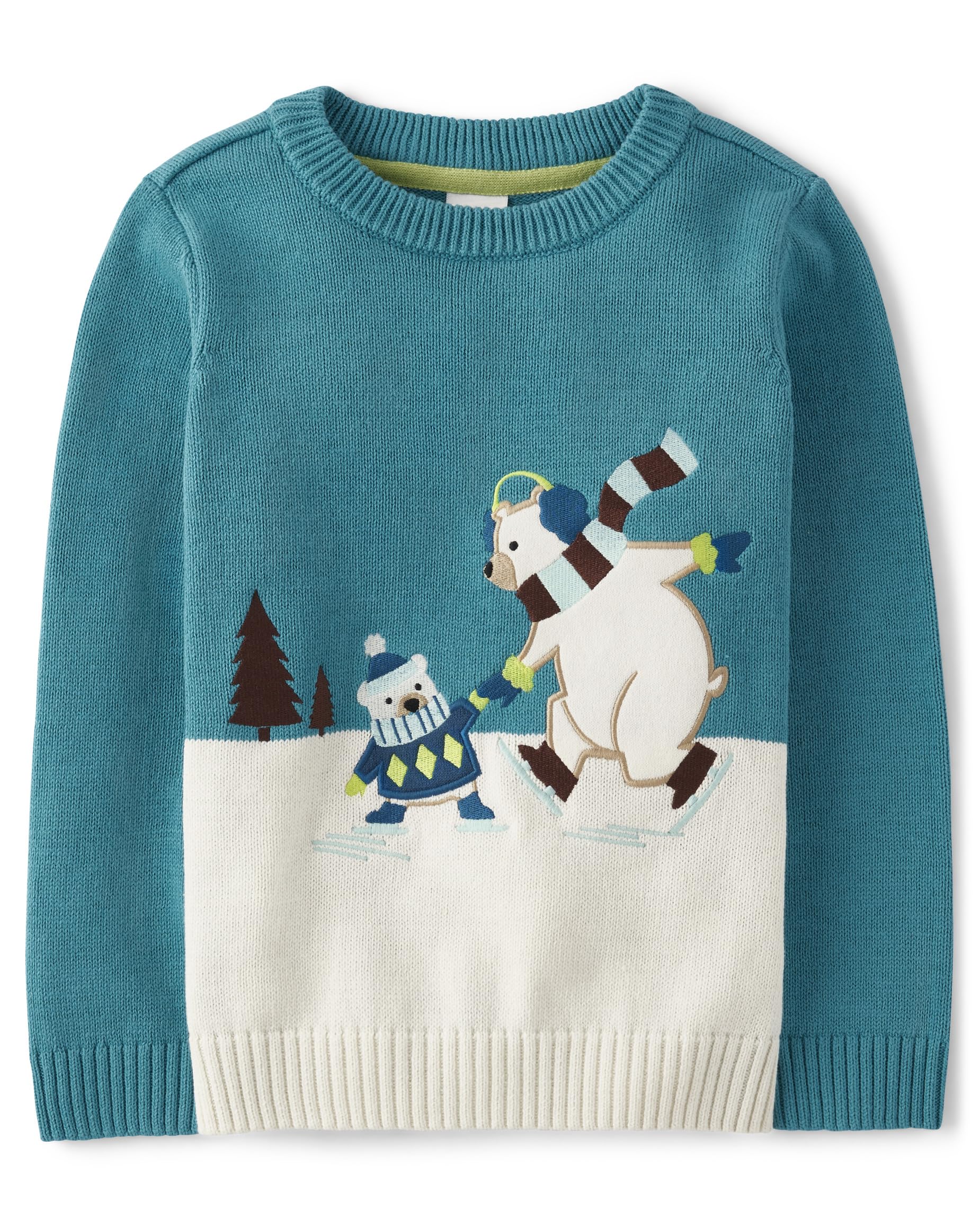 Gymboree,and Toddler Long Sleeve Sweaters,Nordic Pine,12-18 Months