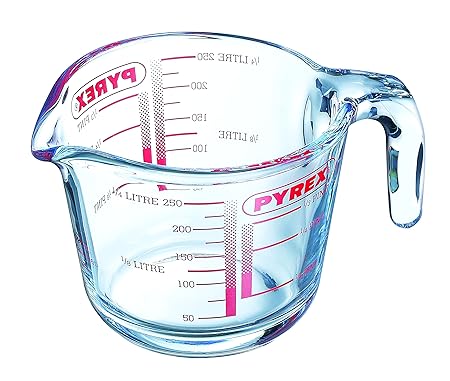Compra Pyrex Jarra medidora, 1, 0, 25 l en Amazon.es