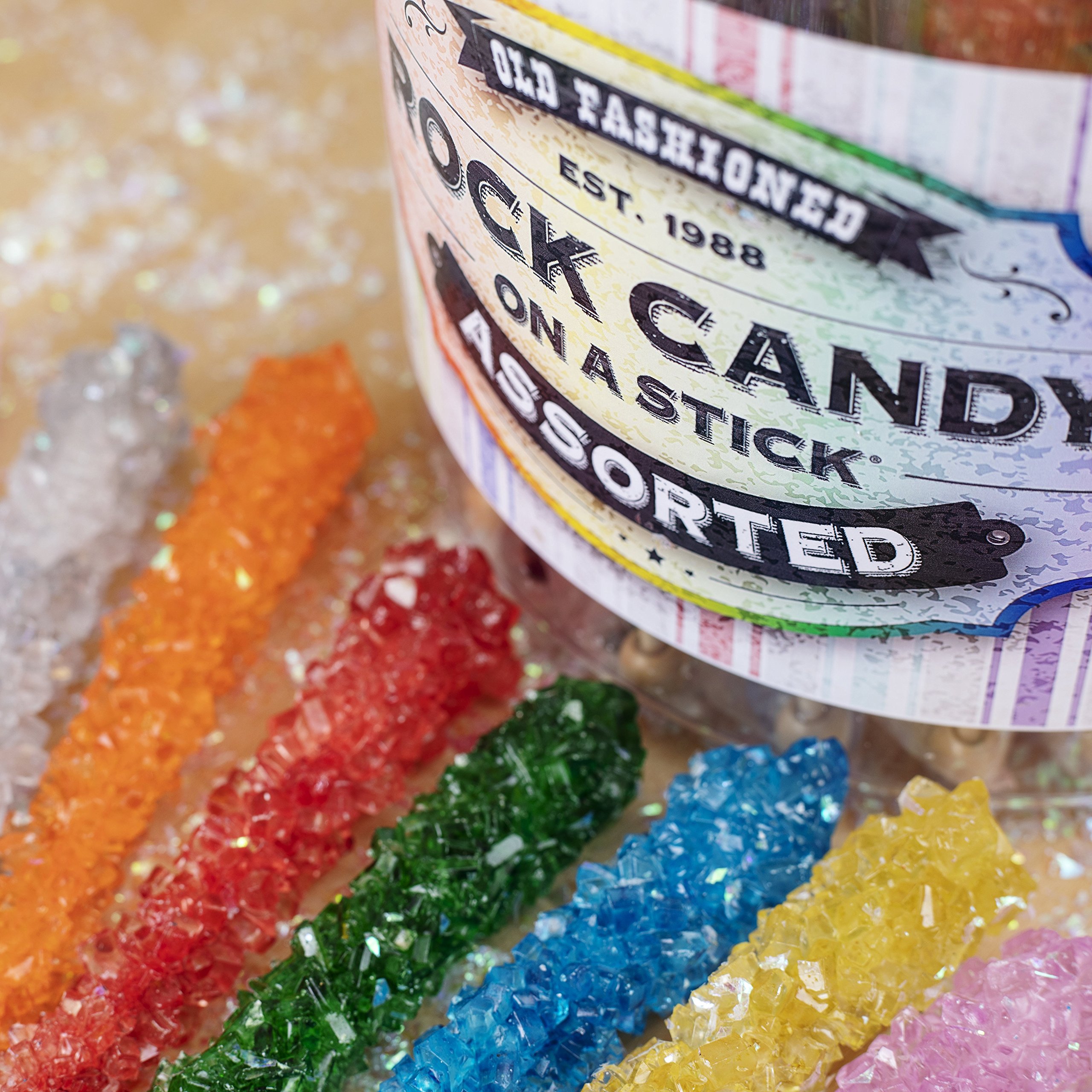 Extra Large Rock Candy Sticks Candy Buffet 36 Espeez Assorted