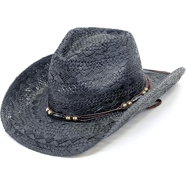 Amazon.com: Old Stone Straw Cowboy Cowgirl Hat for Men/Women  display picture 2