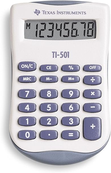 Texas Instruments Ti 501 Calculatrice 4 Operations Amazon Fr Fournitures De Bureau