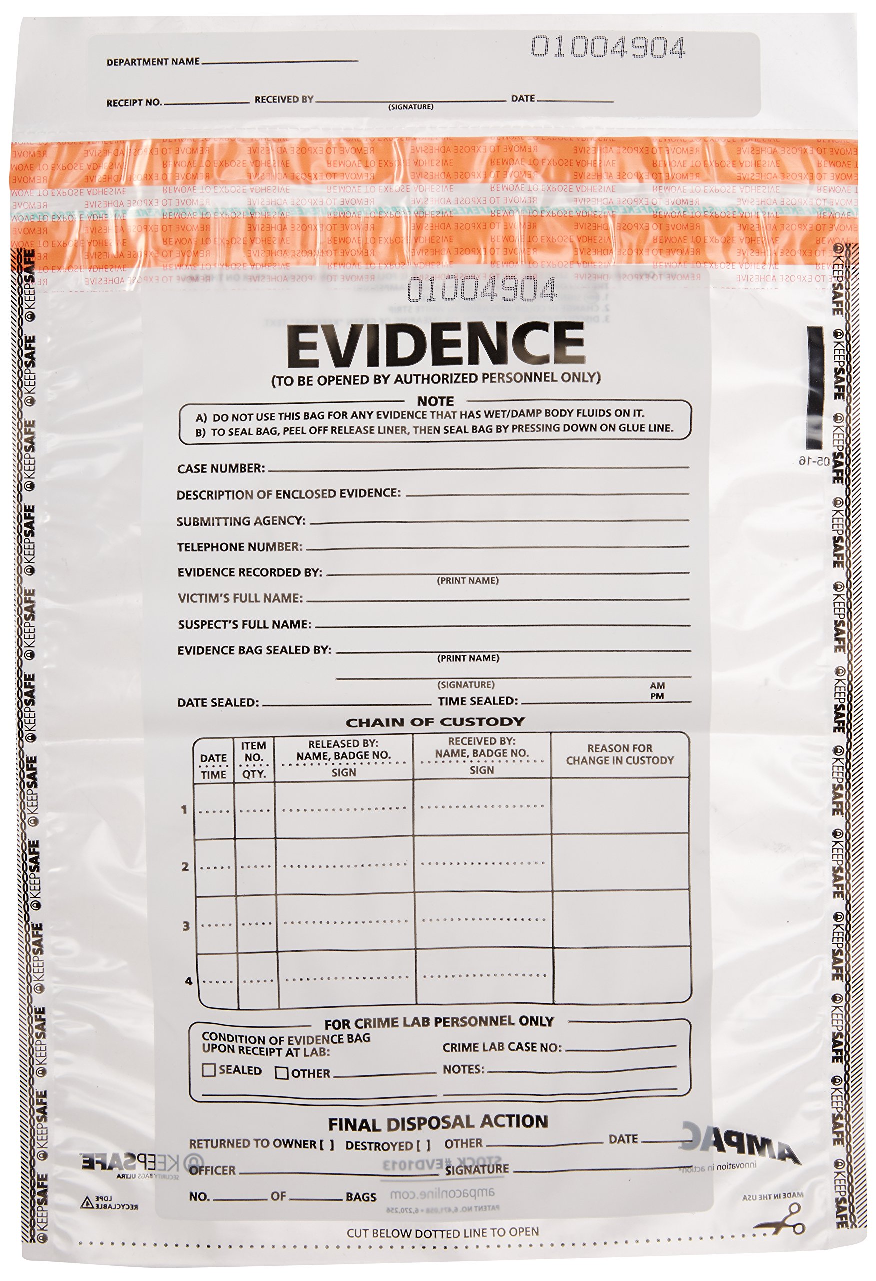 Evidence Bags, Paper and Plastic Sample Pack Buy Online in UAE. Hpc