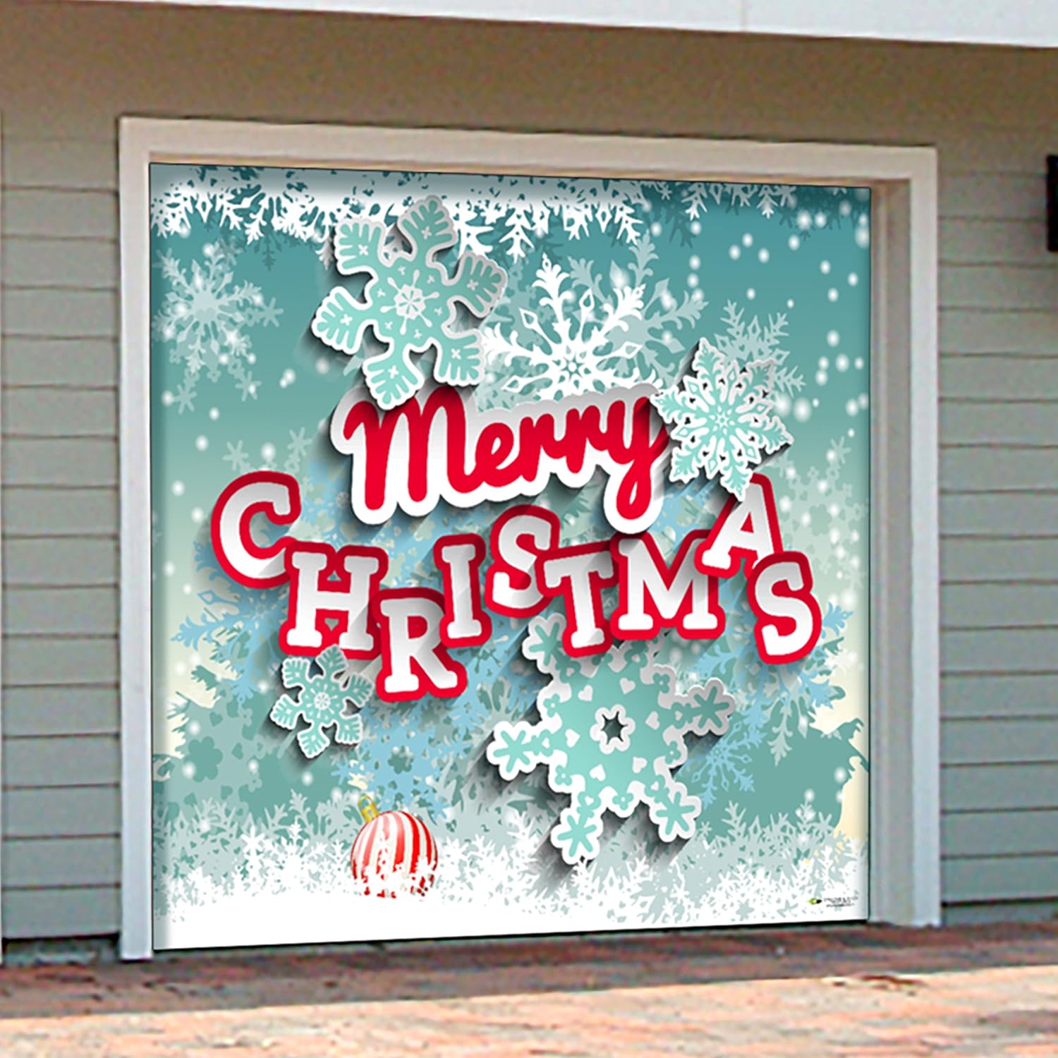 Banner Door Garage Holiday Christmas Outdoor Corps Victory