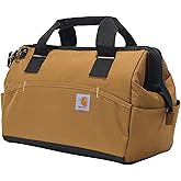 Carhartt Onsite Tool Bag, Durable Water-Resistant, Tool Storage Bag, Midweight, 16-Inch 17 Pocket, Carhartt Brown
