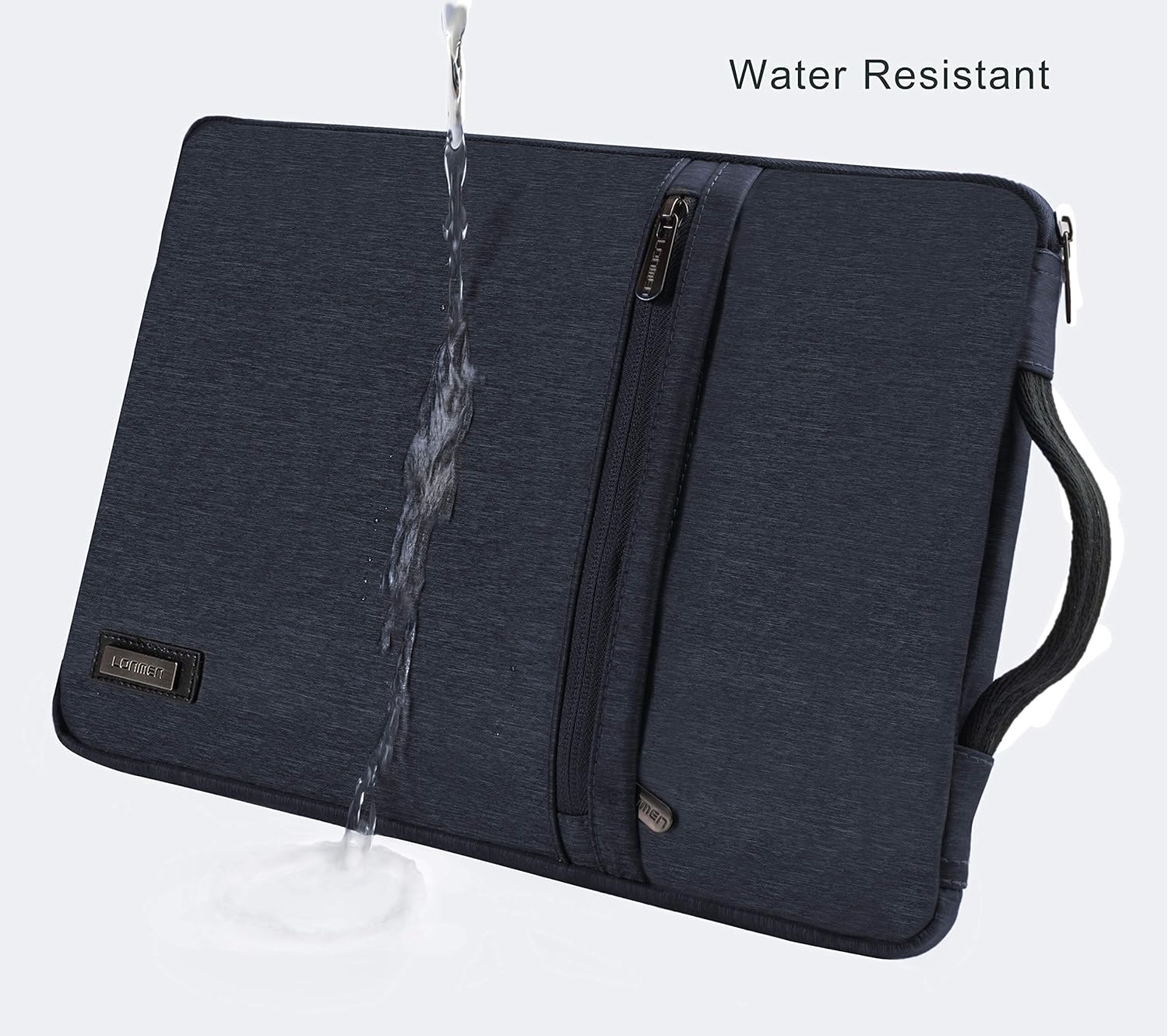 LONMEN Water Resistant 12.5-13 Inch Laptop Sleeve Bag Case with Handle for 3" MacBook Pro / 12.9" iPad Pro 2016-2017/13.5" Surface Laptop 2/13.3" Lenovo Yoga C630 - Image 5