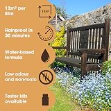Furniture Clinic Exterior Wood Stain Dark Oak 250ml Quick Drying view 5