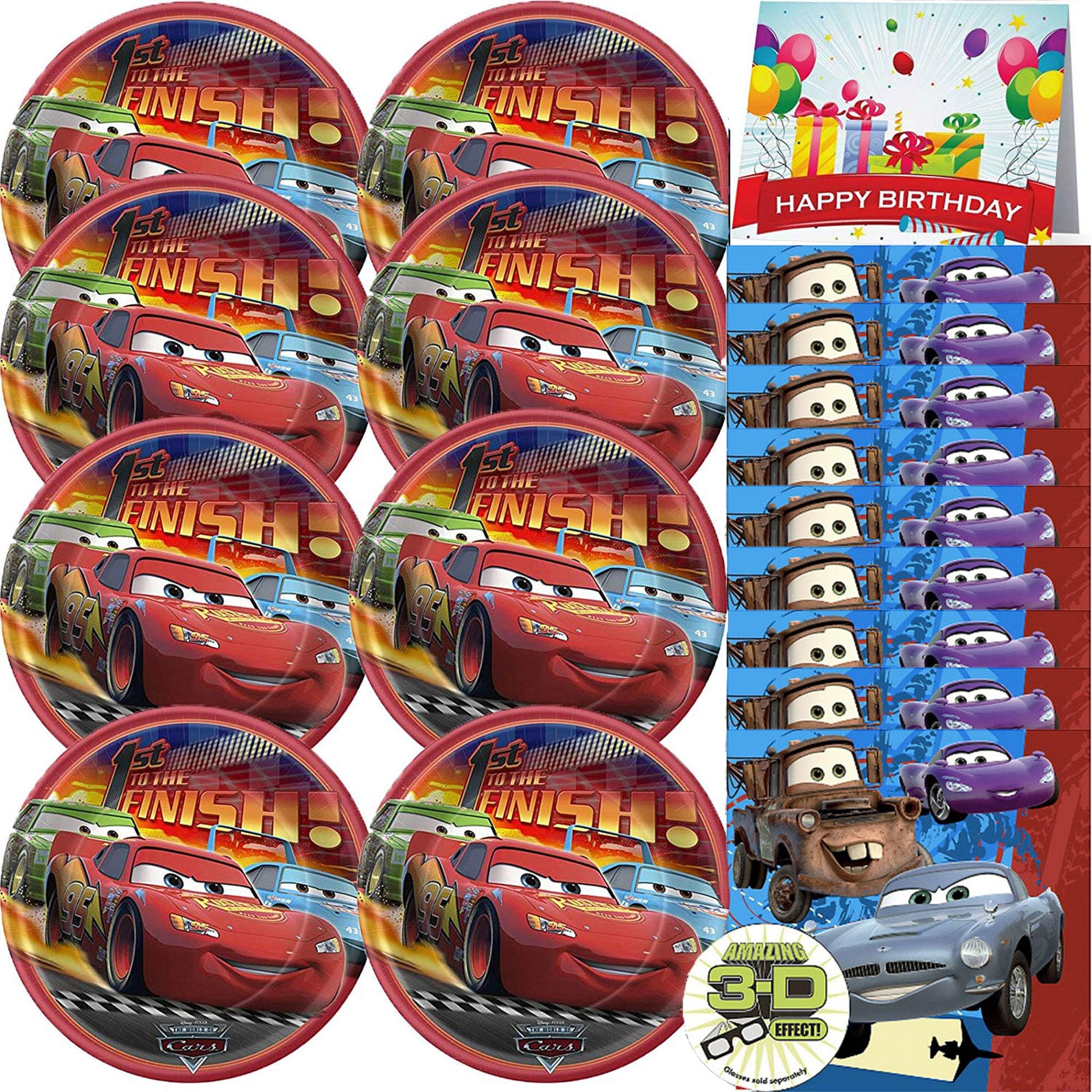 Cars Dinner Plates and Napkins Bundle