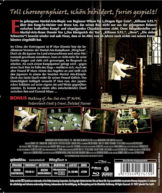 Amazon Com Ip Man Special Edition Bd Blu Ray Import Allemand Movies Tv