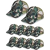 10 Pcs Sublimation Blank Trucker Hats Bulk Mesh Baseball Cap Polyester Mesh Trucker Hat for Men and Women