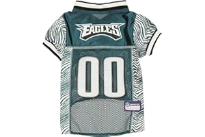 Zubaz NFL Team Pet Jersey for Dogs, Philadelphia Eagles, X-Small