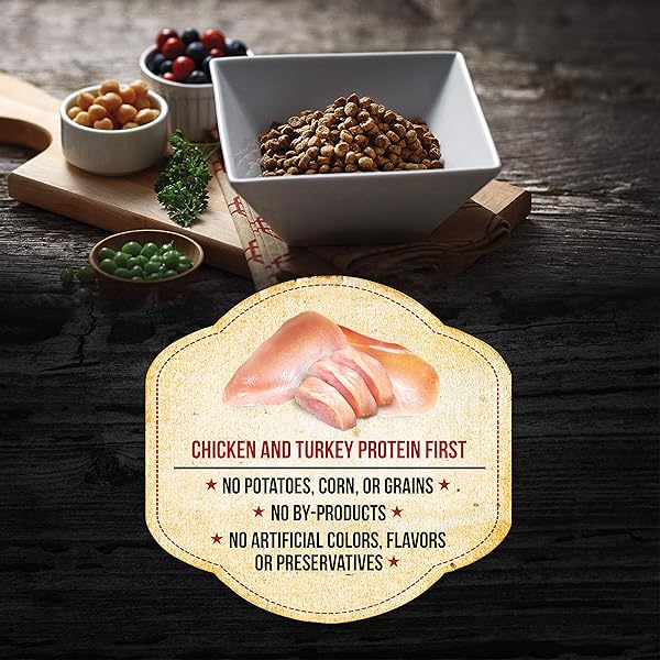 FUSSIE CAT MARKET FRESH CHICKEN & TURKEY MEAL FORMULA GRAIN-FREE DRY CAT FOOD 2LB