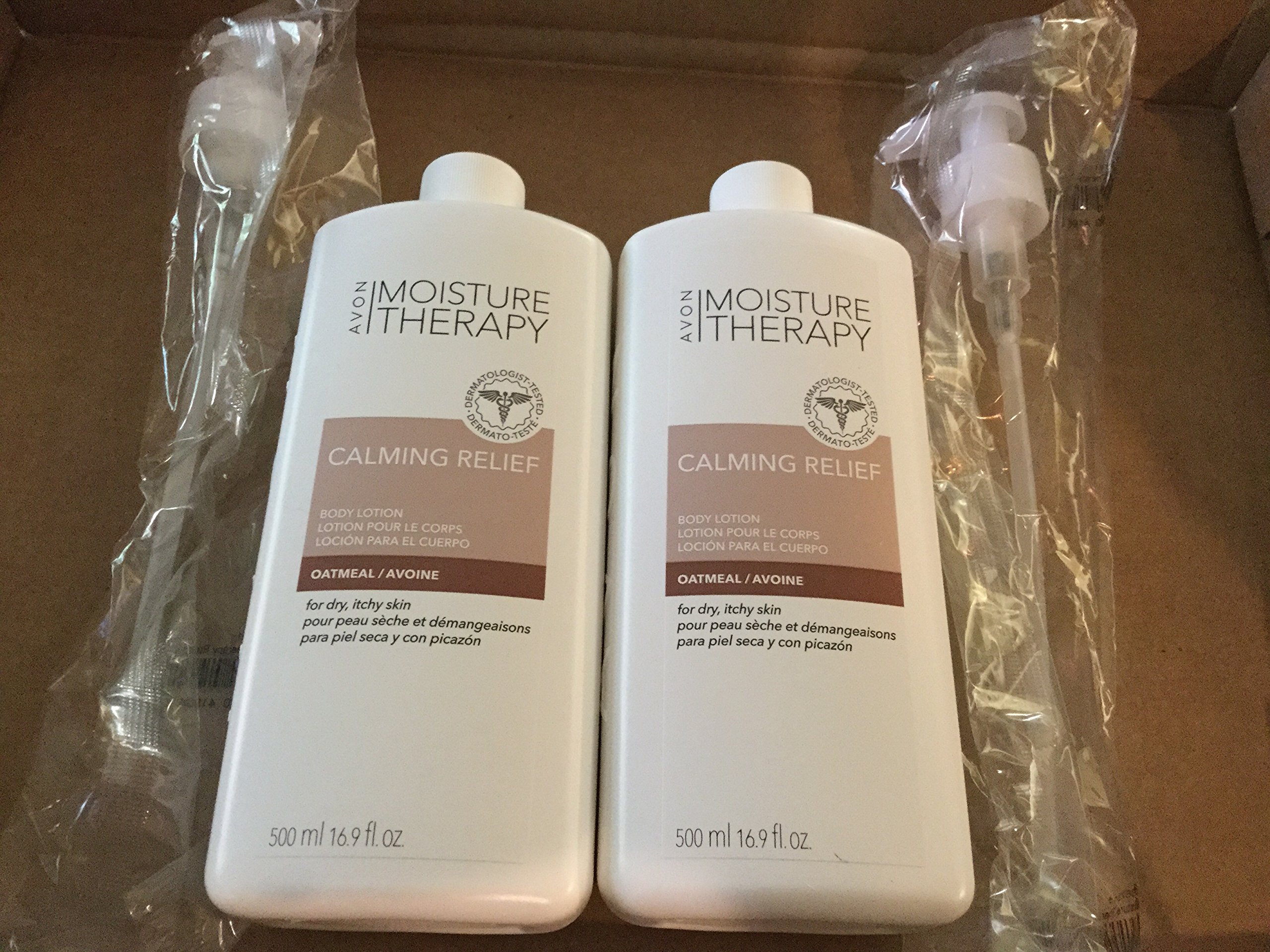 AVON MOISTURE THERAPY CALMING RELIEF BODY LOTION, 33 FL OZ